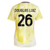 Camiseta Juventus Douglas Luiz #26 Segunda Equipación Replica 2024-25 para mujer mangas cortas